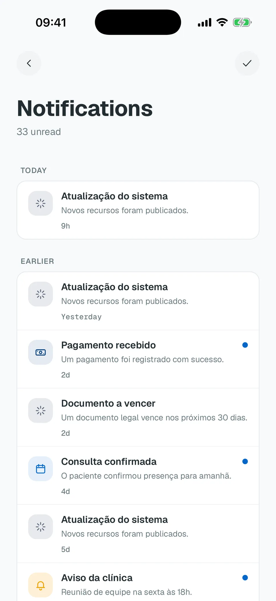Deentz mobile notification centre